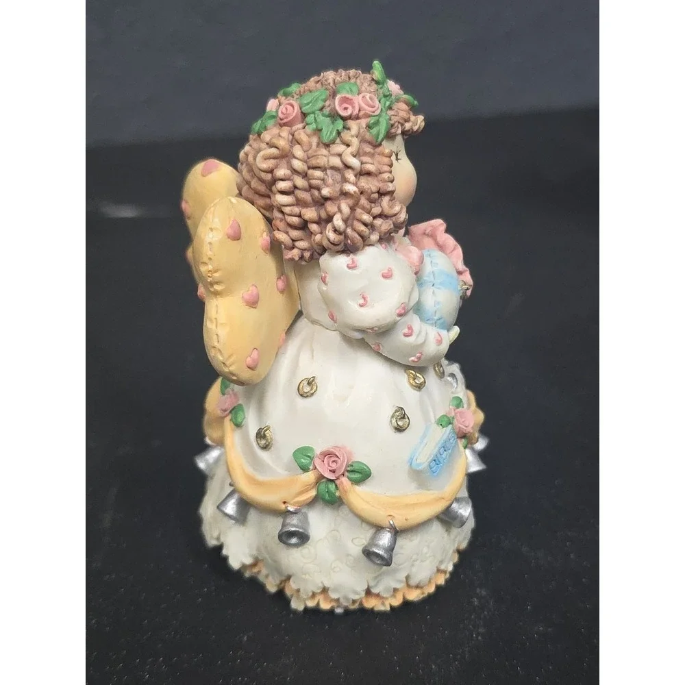 Vintage 1995 Enesco Angel with Wedding Quilt‎ on Stand - Patterns of Life